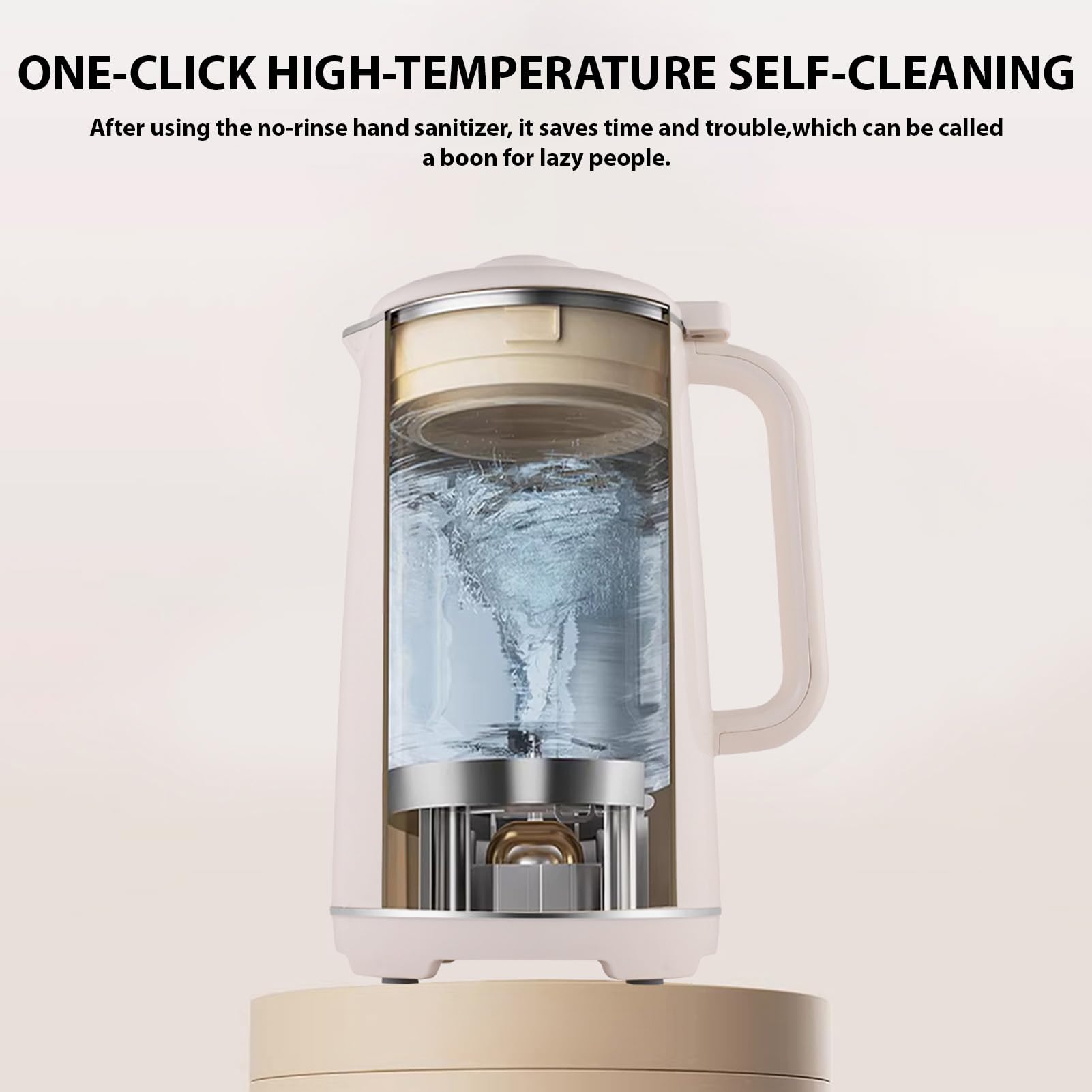 Machine à Lait de Noix 8 en 1, Machine à Lait Végétale Professionnelle 1,2 L et de Soja avec Fonction Autonettoyante, Minuterie 12 Heures et Maintien au Chaud, (Blanc)