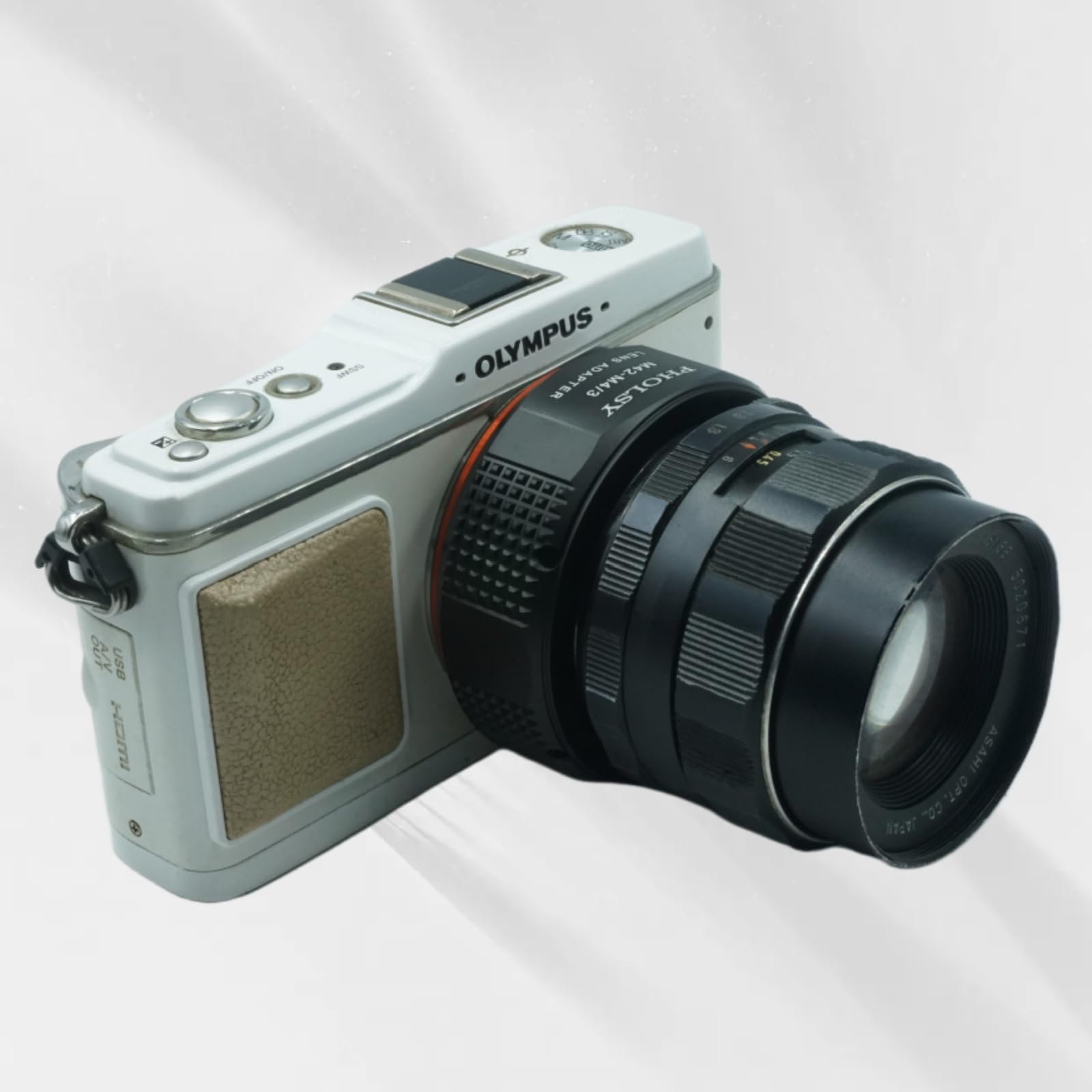 PHOLSY Konverter M42 auf MFT Kameras Objektivadapter für M42 42mm Schraubmontage-Objektiv auf M4/3 Micro 4/3 Micro Four Thirds MFT Kameragehäuse Kompatibel mit Olympus Panasonic Lumix Kameras