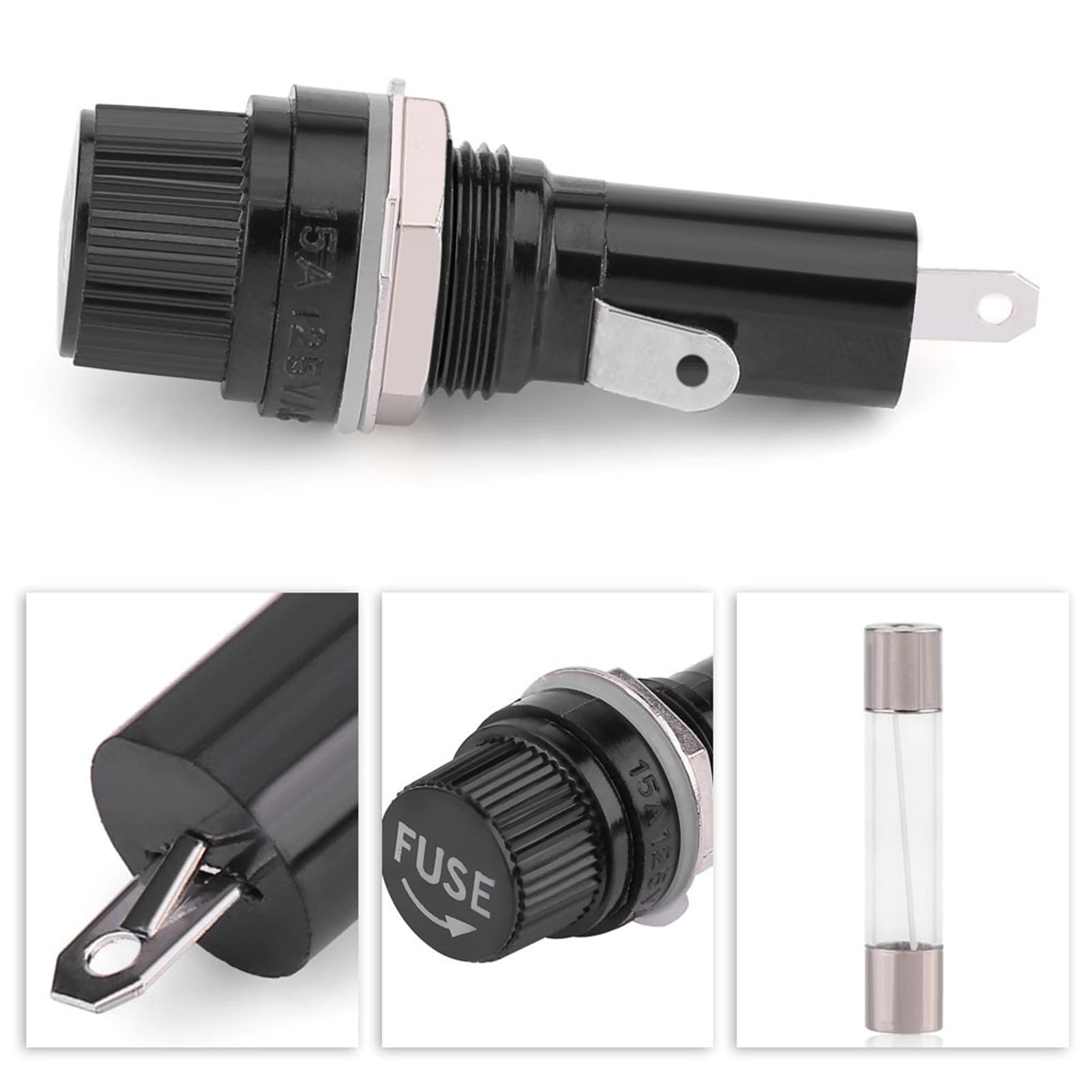 10 A 250 VAC 15 A 125 VAC Rocker Switch Momentary On-Off-On, SPST - View #3