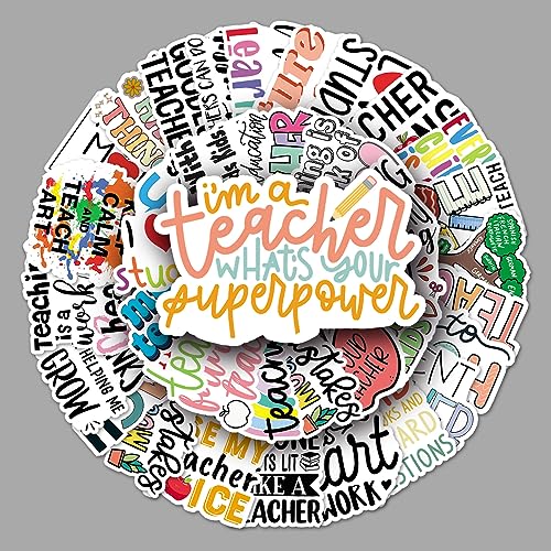 50枚 教師 カートゥーン 文字 ステッカーセット おしゃれ 人気 防水 スーツケース ギター 車 バイク 自転車 水筒 ヘルメット パソコン スマホ ノート 可愛い 漫画 シール デカール スノボ スケートボード 荷物 スマホケース 用