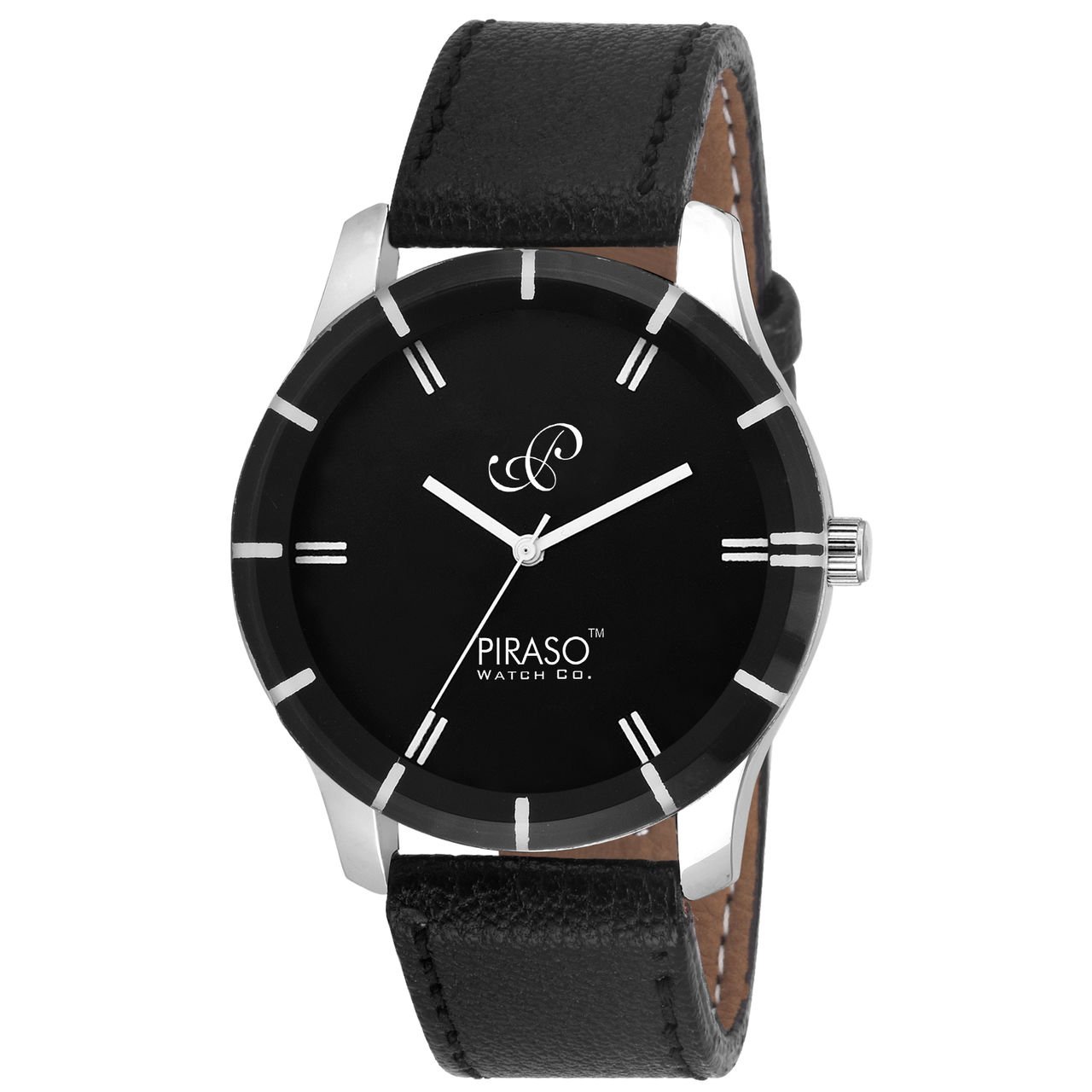 PIRASO Black Analog Watch for Men-Black (B0716V25B3) Amazon Price History, Amazon Price Tracker