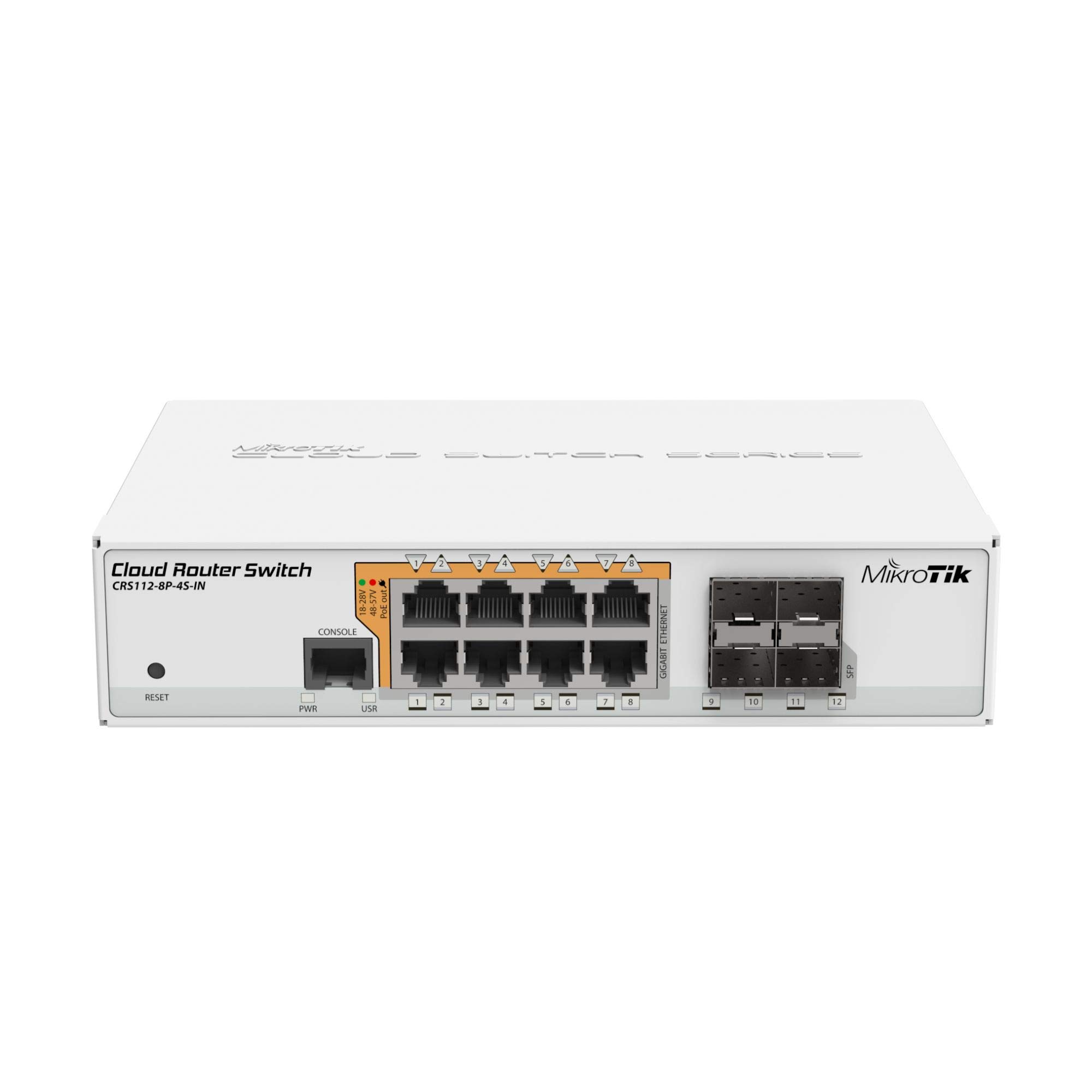 MikroTik Gigabit Ethernet Smart Switch with PoE-Out and RouterOS L5 (CRS112-8P-4S-IN)-image-41