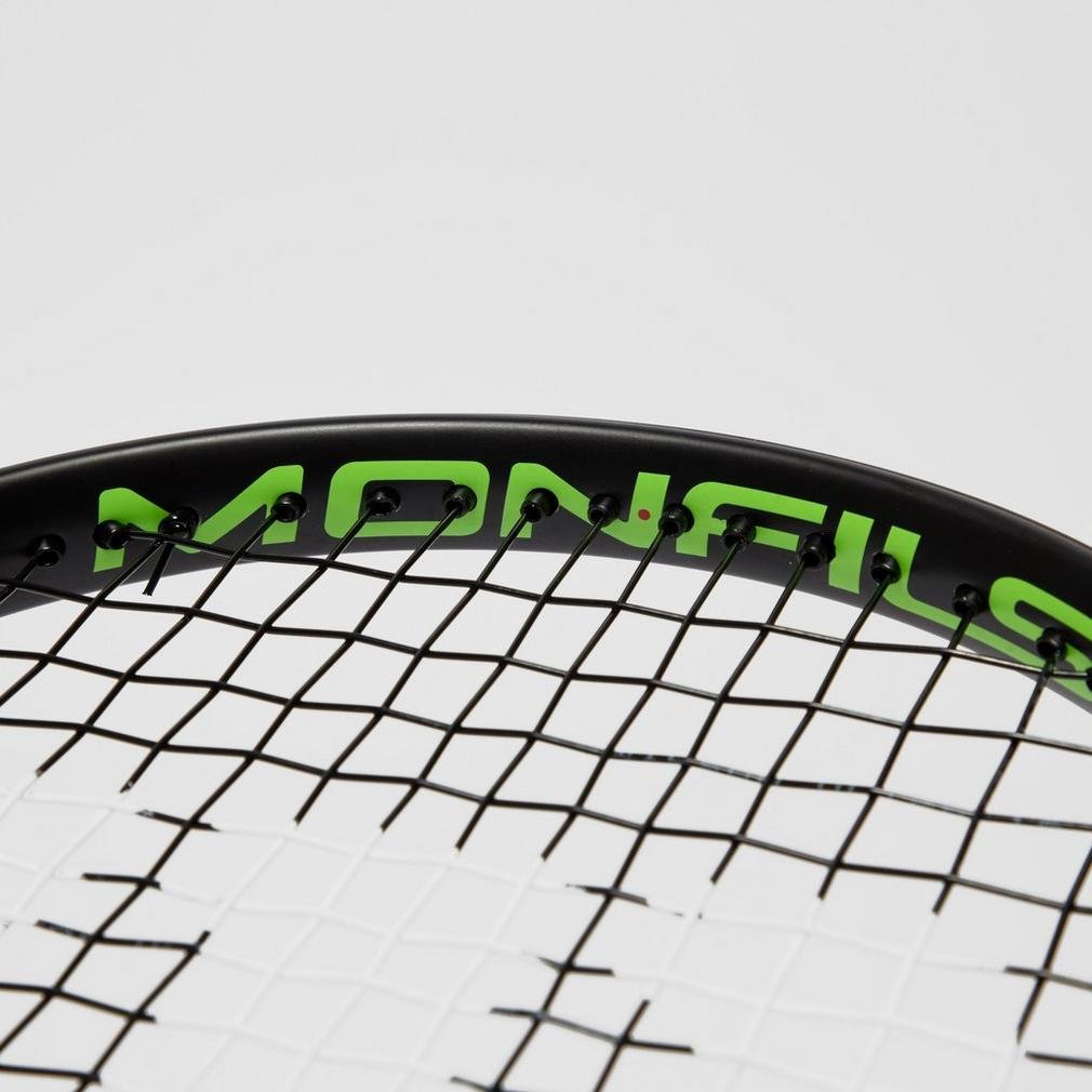 Wilson Monfils Tour 100 Tennis Racquet, Black/Lime Green, 4-3/8