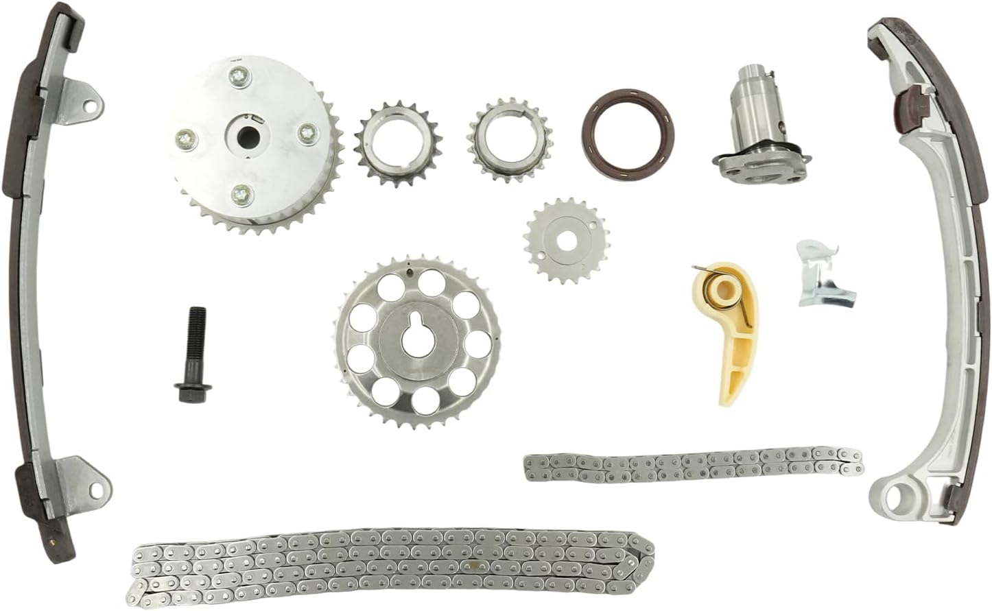 Timing Chain Kit Fit for 2002-2009 Toyota Camry 2.4L, 2008-2011 xB 2.4L, Corolla 2.4L 2009, for SCION tC 2005-2010 2.4L CTKTO44 TS21002 TK2040G C753 TK922