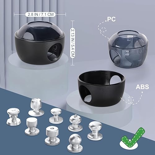 Miniatura 7 de CLYMENE Cubiertas mejoradas para pomos de puerta a prueba de niños, seguridad para niños, cerraduras de perilla de puerta a prueba de bebés para