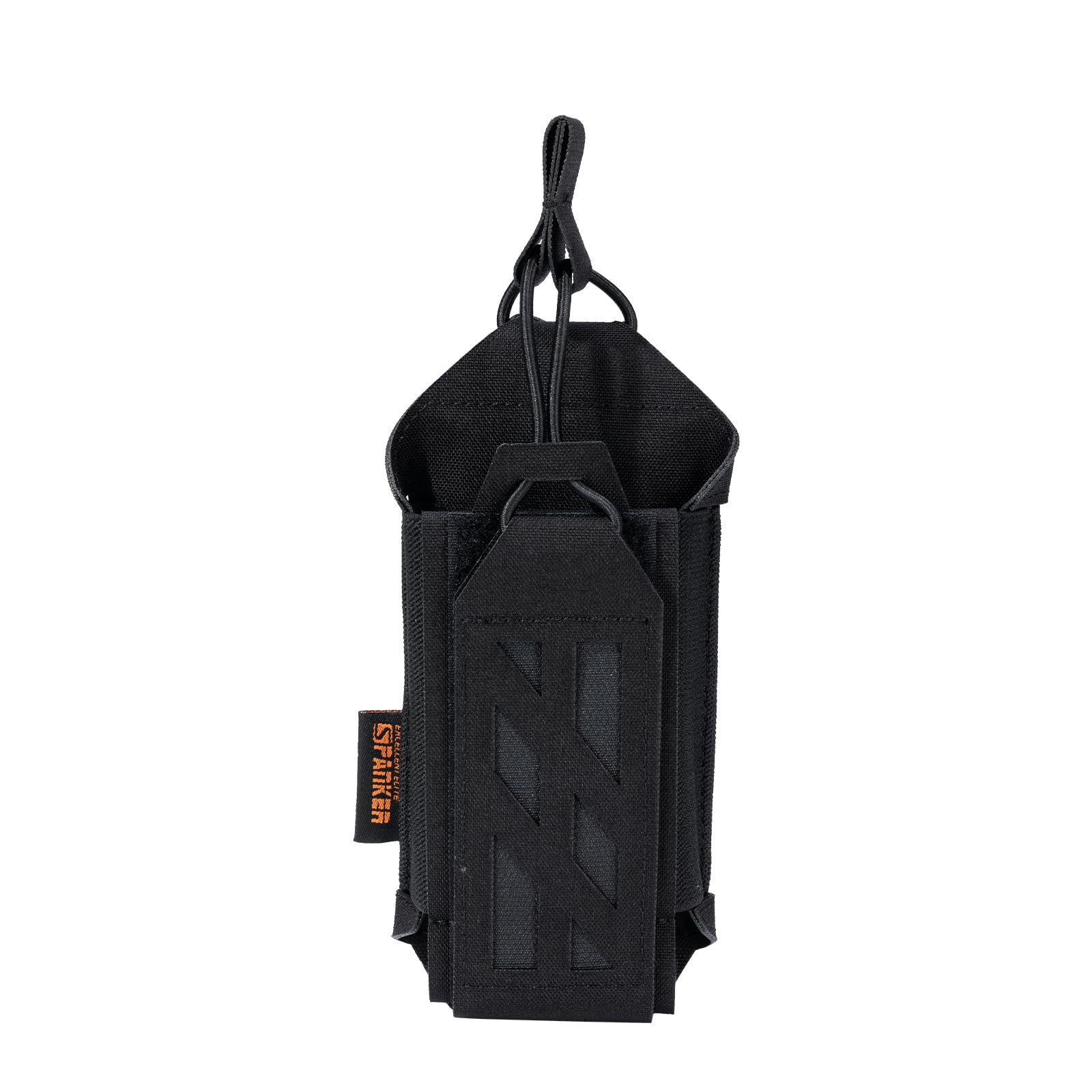 EXCELLENT ELITE SPANKER Tactical Molle Radio Pouch Nylon Adjustable Walkie Talkie with Elastic Cord Radio Holster for Police Security Rescue — view 9