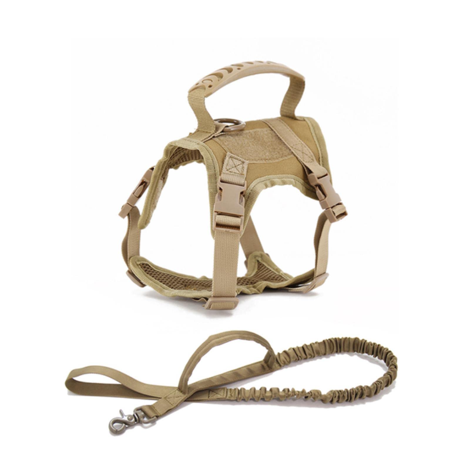 Harnais Tactique pour Chat à Pied, Gilet d'animaux à l'épreuve de Secours réglable pour Le Grand Chat, Petit Chien, contrôle Facile Gilet de Chat Respirant avec poignée