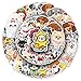 56PCS Cat & Dog Embroidery Stickers, Waterproof Vinyl Cartoon Cute Pet Decor Decals for Skateboard, Fridge, Laptop, Phone, Luggage (1.64-2.28 Inches)