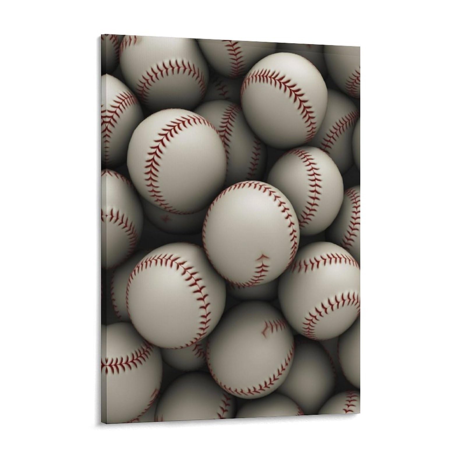 NTVOWPZO Baseball Canvas Wall Art for Bedroom 18x24inch Canvas Prints Artwork for Walls Modern Picture Artwork Painting for Living Room Aesthetic Wall Paintings for Bathroom Kitchen Office Decor