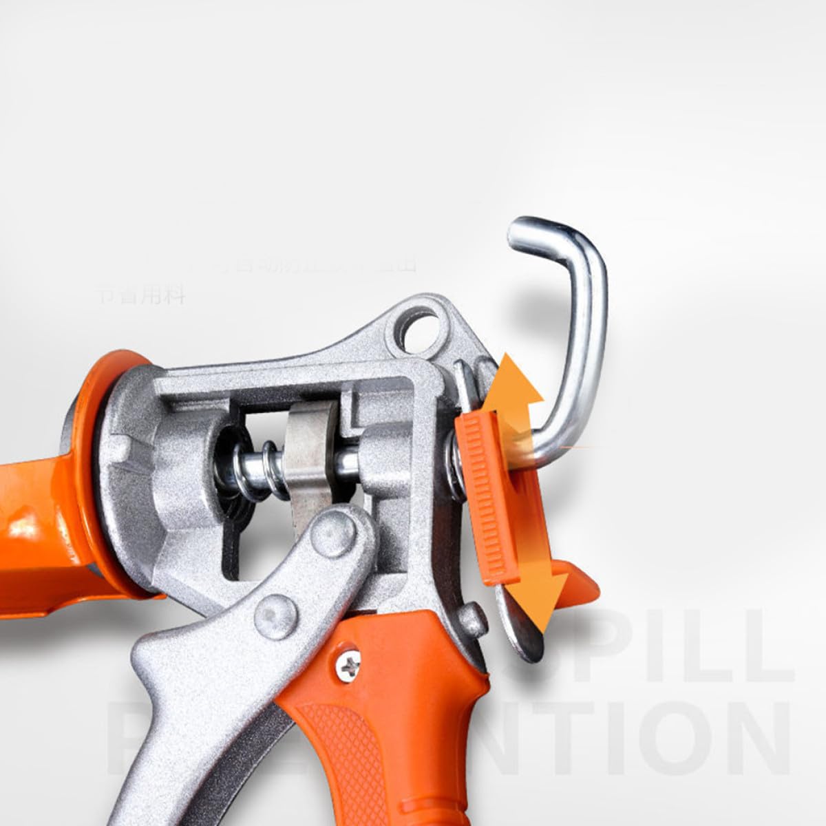 Manuelle Rotationsklebepistole aus Aluminiumlegierung und Eisen mit Stabilem Kleberauftrag und Bequemer Bedienung für Glas Kleber Reparatur und Dichtungswerkzeug