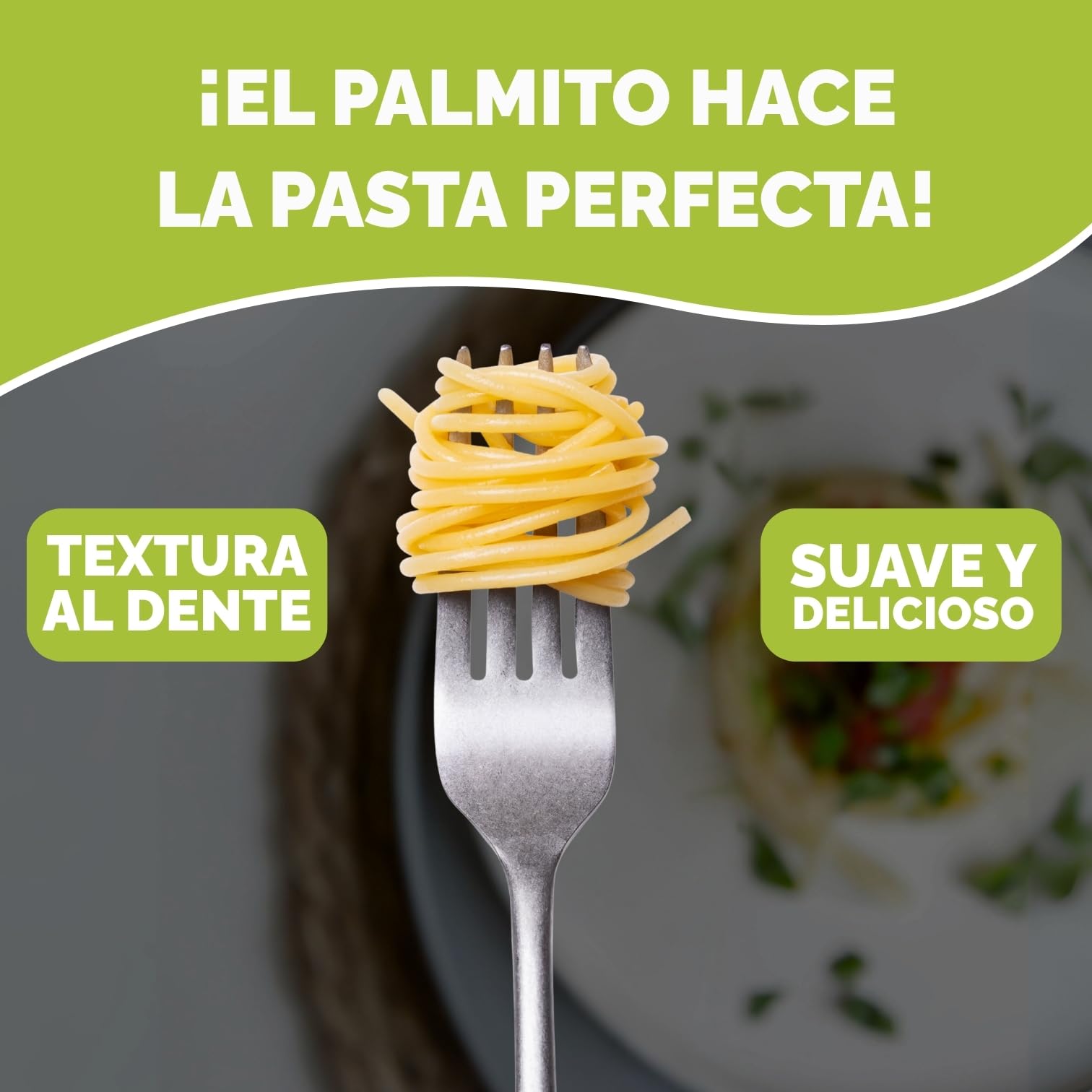 PALMINI Angel Hair – Spahetti – Palmito – Bajo en calorías – Bajo en carbohidratos – Keto - Vegano – Libre de OGM – Libre de Gluten – Sin azúcar – 338g | (Pack de 3 unidades) — view 6