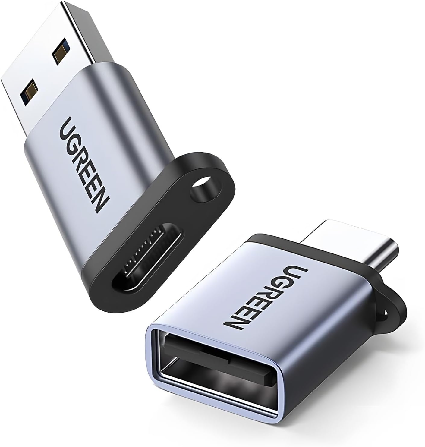 Amazon | UGREEN usb c a 変換アダプタ タイプc usb 変換 2点セット usb-c usb-a 変換コネクタ 急速 ...