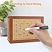 Target Amount Money Box with Counter,2024 New Wooden Cash Box with Money Target and Numbers,Kids Money Saver with Targeting and Digital Tracking (1000)
