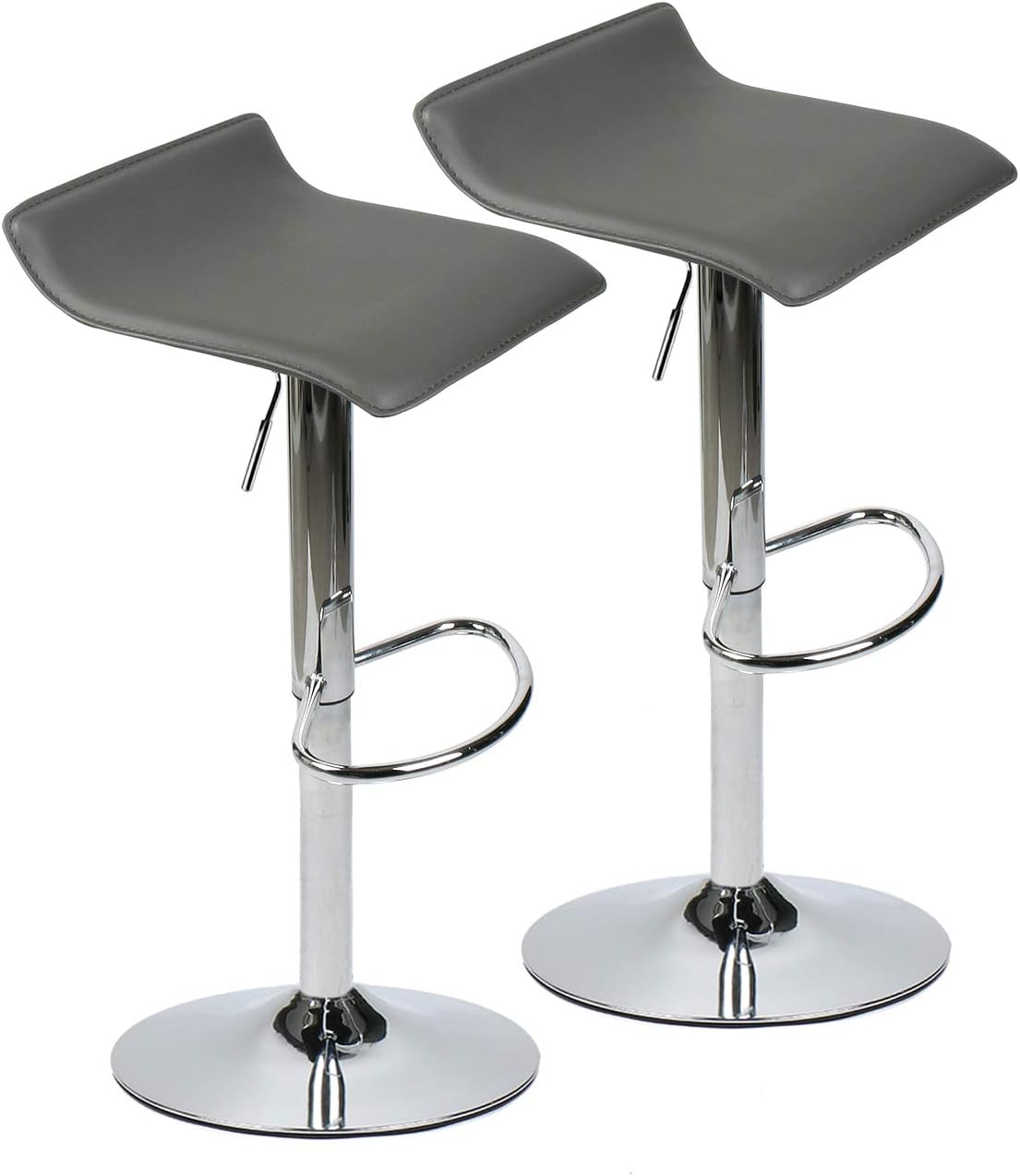 Buy Set Of 2 Adjustable Swivel Barstools