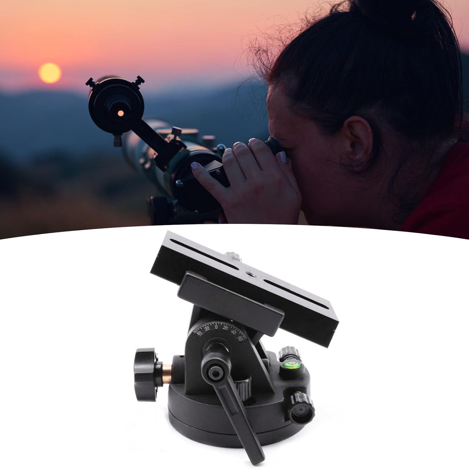 Latitude Adjustment Seat, Aluminum Alloy Telescope Mount Equatorial Wedge Instrument Latitude Base Telescope Accessory, Telescoping Guiders and Wedges