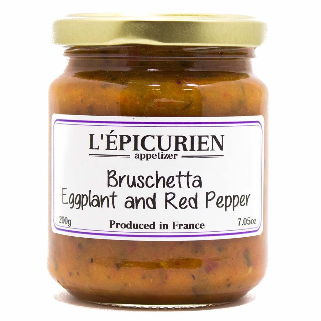 Eggplant & Red Pepper Bruschetta by Epicurien 7.4 oz