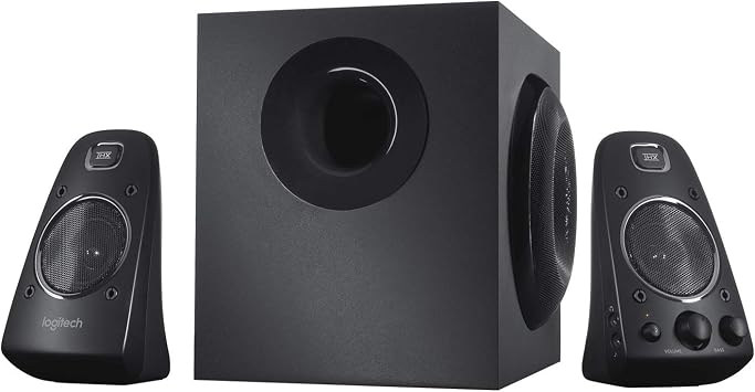 Logitech Z623 400 Watt Home Speaker System, 2.1 Speaker System - Black