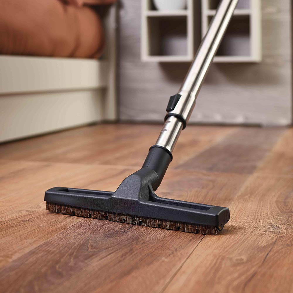 Polti Forzaspira C110 Plus Aspirador Trineo Ciclónico, Sin Bolsa, 4 Etapas de Filtración, Cepillo para Parquet Incluido, Negro y Rojo