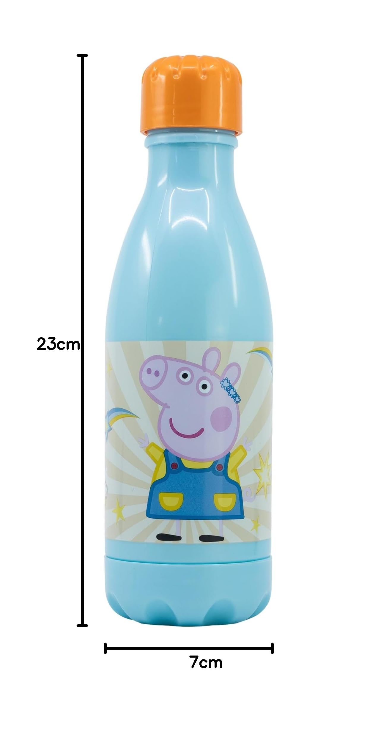 Peppa Pig Tritan-Trinkflasche Für Kinder – 620 Ml, Anti-tropfend, Mit Silikon-Strohhalm & Druckknopf, BPA-frei