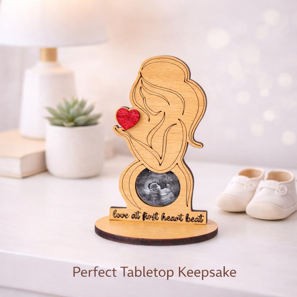 The Baby First Box Baby Love at First Sight Photo Frame | Pregnancy Gift for Pregnant Woman | Mom to Be & Dad to Be | 18Lx10W CM 2