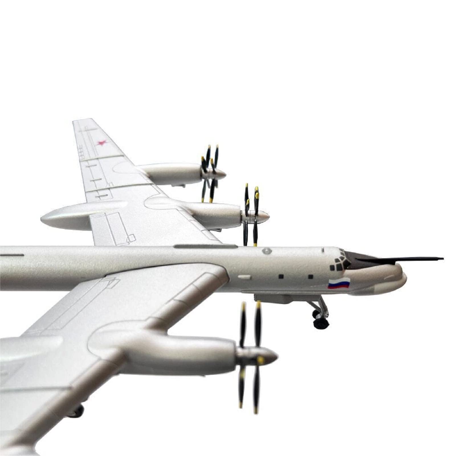 Amazon.co.jp: ツポレフTu-95ベア型戦略爆撃機飛行機モデル1:200