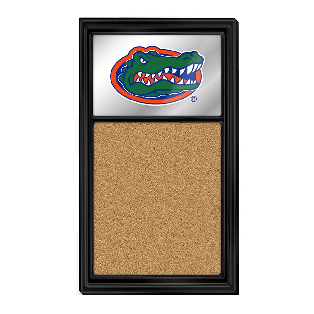 The Fan Brand NCAA Florida Gators - Mirrored Cork Note Board - Sports Team Bar Sign Décor: Home, Dorm, Garage, Office, Fan Cave