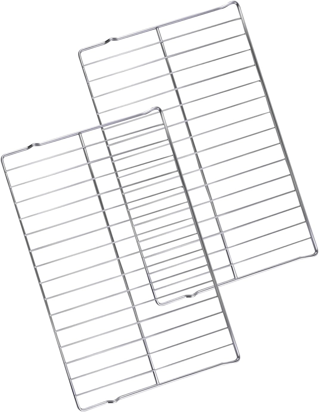 WB48T10063 Oven Rack Fit for GE Range Ovens JB250DF1BB JB400DP1BB JB400DP1WW JB400DP2BB and More, Replace AP4538468 1550790 AH2577619 EA2577619, Size 24" x 17", 2 Pack