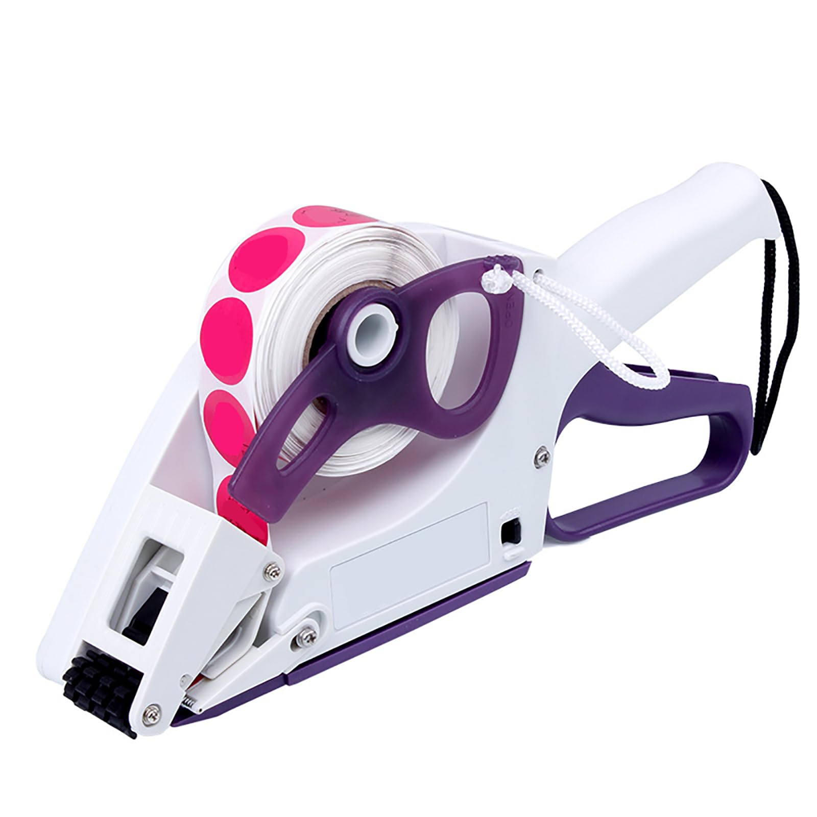 MObyat Applicateur D'étiquettes Manuel, Pistolet Étiqueteur De Codes-Barres Portable, Largeur D'étiquette 18-35 Mm, Vitesse D'étiquetage 60/Min, Sortie Papier Fluide sans Bourrage