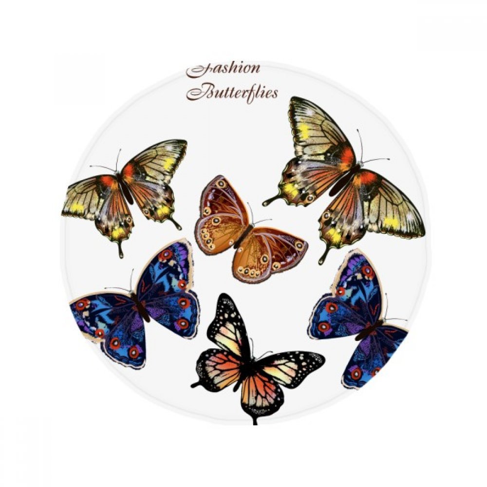 Tapis papillon multicolore 60x60 cm une idée cadeau originale pour la maison