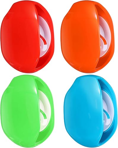 Baluue 4 Pieces Retractable Cable Management, Automatic Roll Earphone Headset Charging Cord Organizer for Charging Cable Winder Wrapping Earbuds