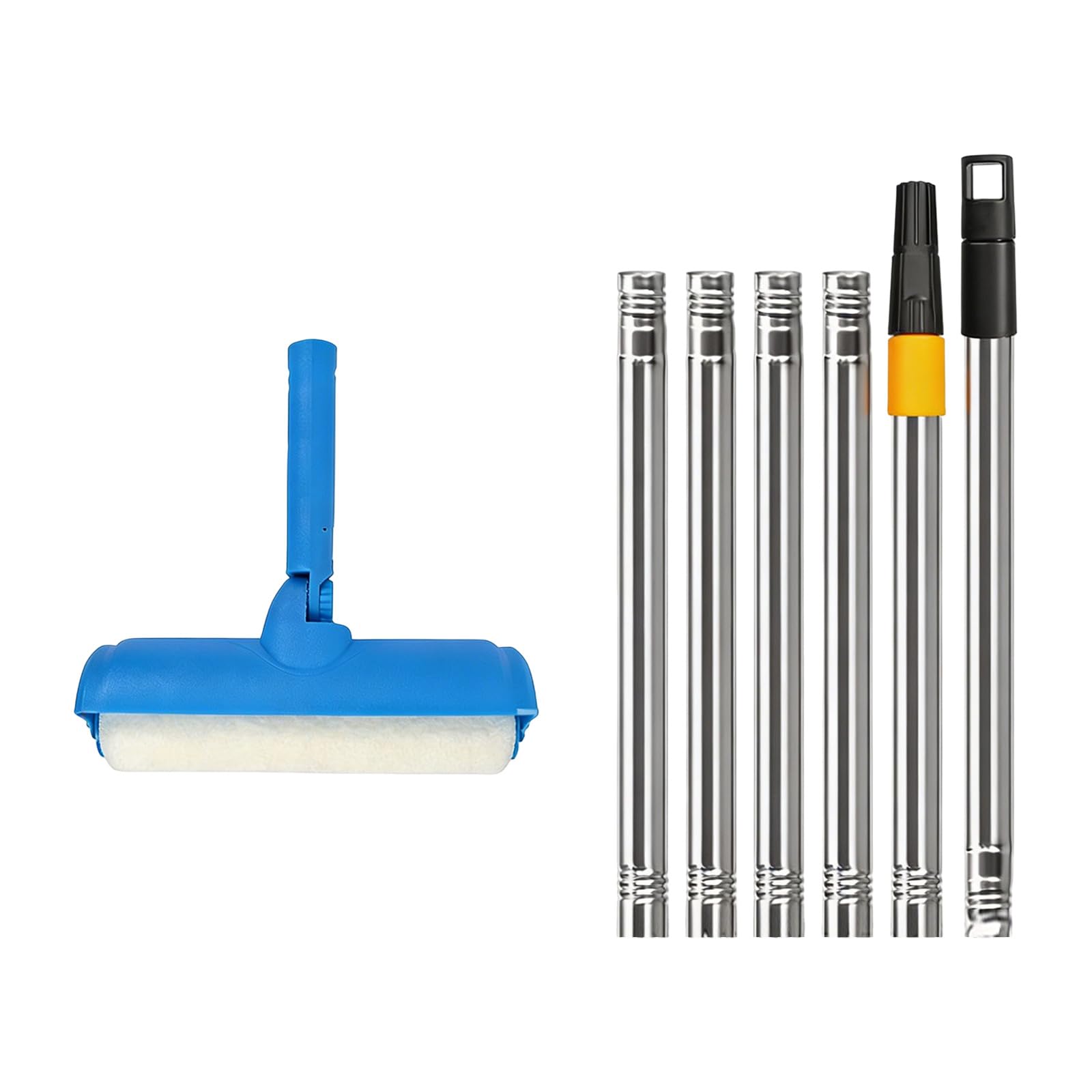 Ceiling Paint Roller None Drip Set None Splatter Brush 10Inch Extendable Paint Roller for Painting Ceilings Wall Doors Ceiling Drip Set