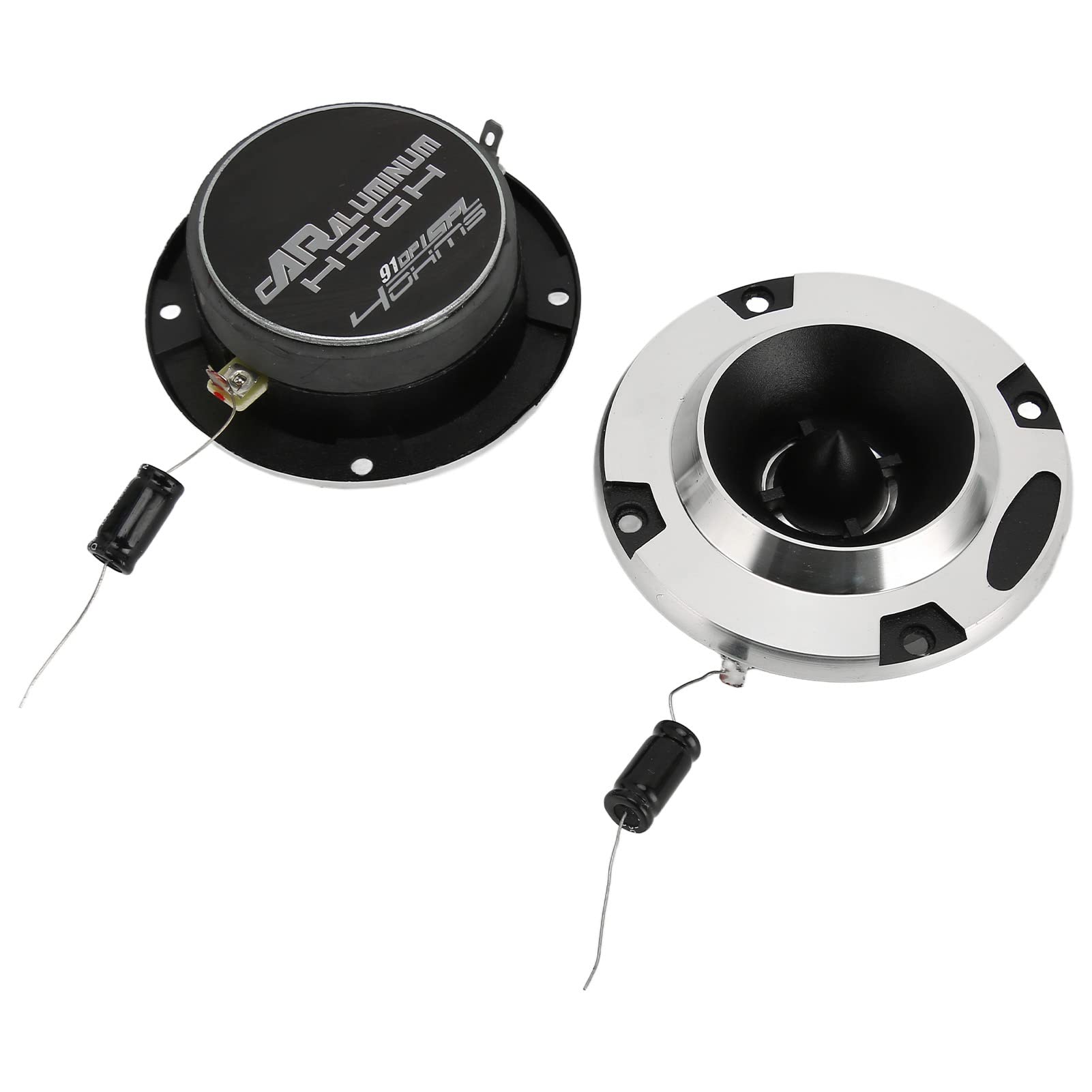 Par de Tweeters para Automóvil Tweeter de Cúpula Plateado de 150 W de Alto Rendimiento para Todos los Sistemas de Audio para Automóviles 2 Piezas