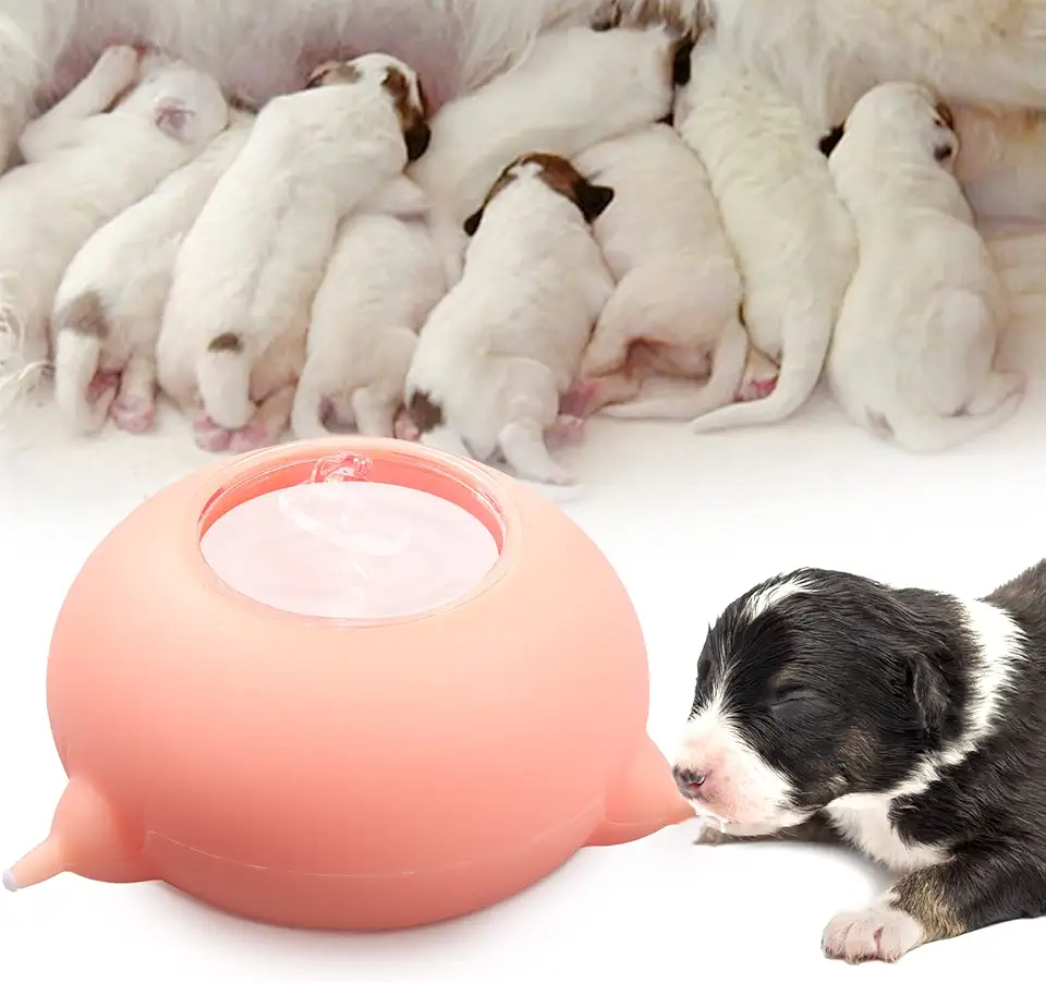 Mamilo de leite para filhotes e gatos – 3 mamadeiras para amamentação e vários filhotes – Fórmula substituta de leite