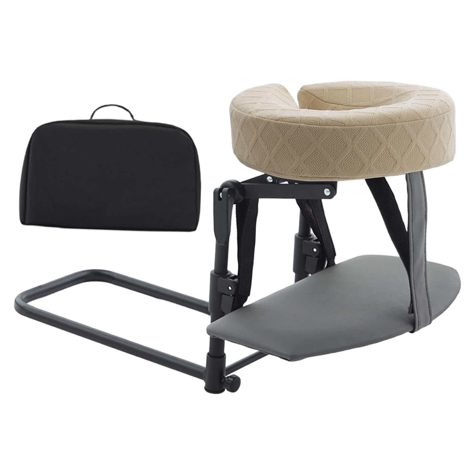 Coussin de soutien facial et appui-tête réglable pour massage à domicile