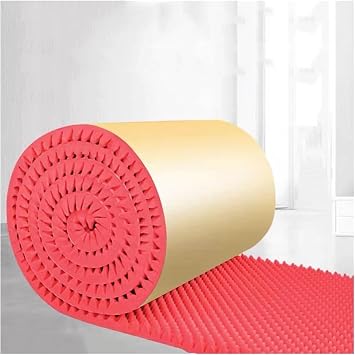 LXXW Sound Proof Padding Sound Proof Padding, Eliminates Echoes Soundproof Wall, Quick-Recovery Sound Proof Foam Panels, Self-Adhesive Acoustic Foam Panels2.76in,39x1969in