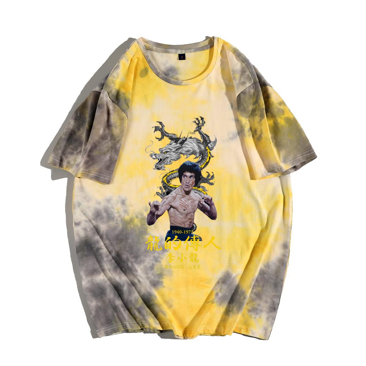 Amazon.co.jp: タイダイTシャツ 半袖 Bruce Lee ブルース・リー メンズ 