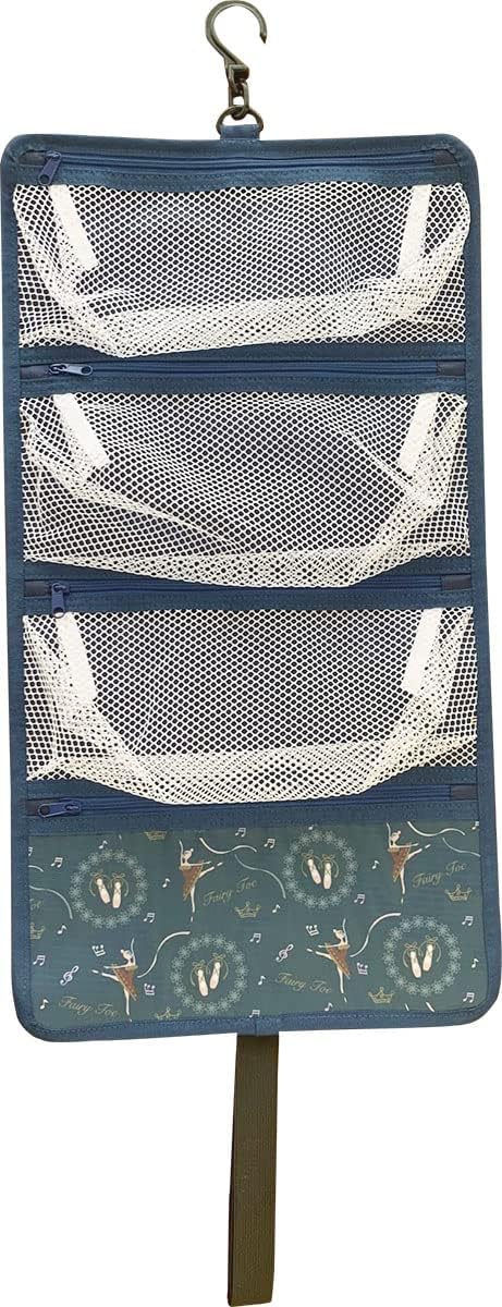 Nick Knack 4 Row Toe Shoe Case, Navy, Ballet, Ballerina, Cute, Compact Storage, Odor Reduction