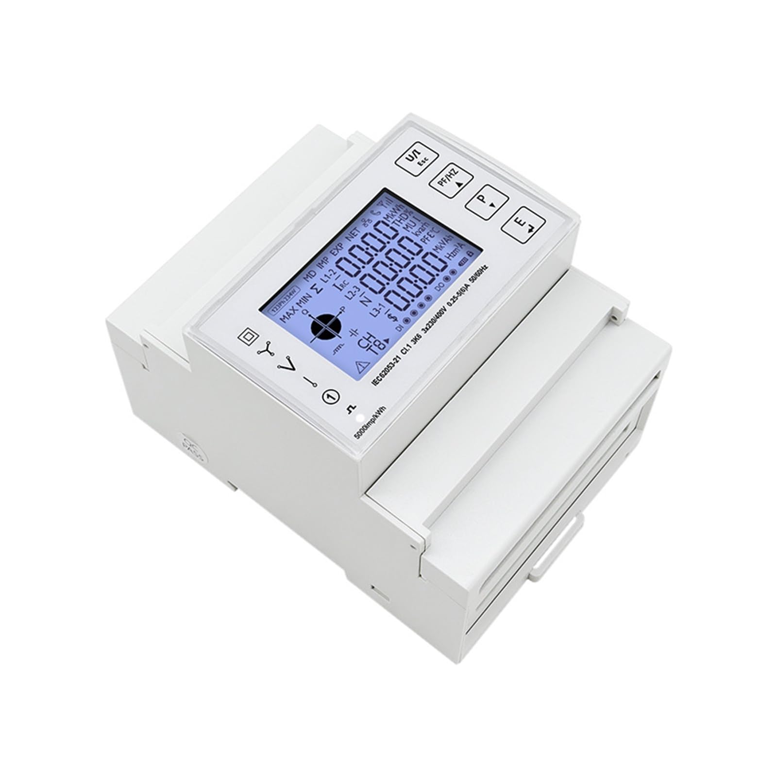 Licznik prądu TAC4321CT trójfazowy wielofunkcyjny licznik energii z przekładnikiem prądowym KCT16 230/400 VAC (z 3 szt. KCT16 100A)