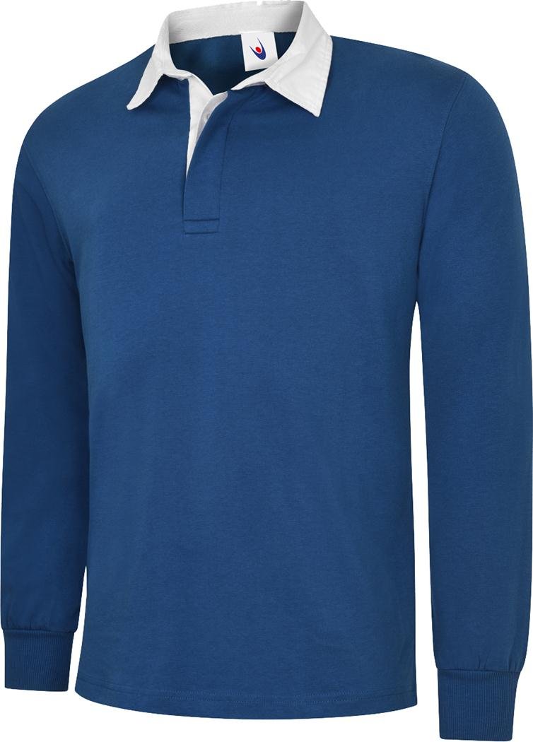 Uneek Uc402 Classic Rugby Shirt Royal Xl