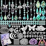 DIY Suncatcher Making Kits: You will get 420pcs accessories in our suncatchers crafts kits. As shown in the Sun Catcher crystal decoration in the picture, you can make all kinds of delicate hanging decorative sun catchers with crystals Arts And Craft...