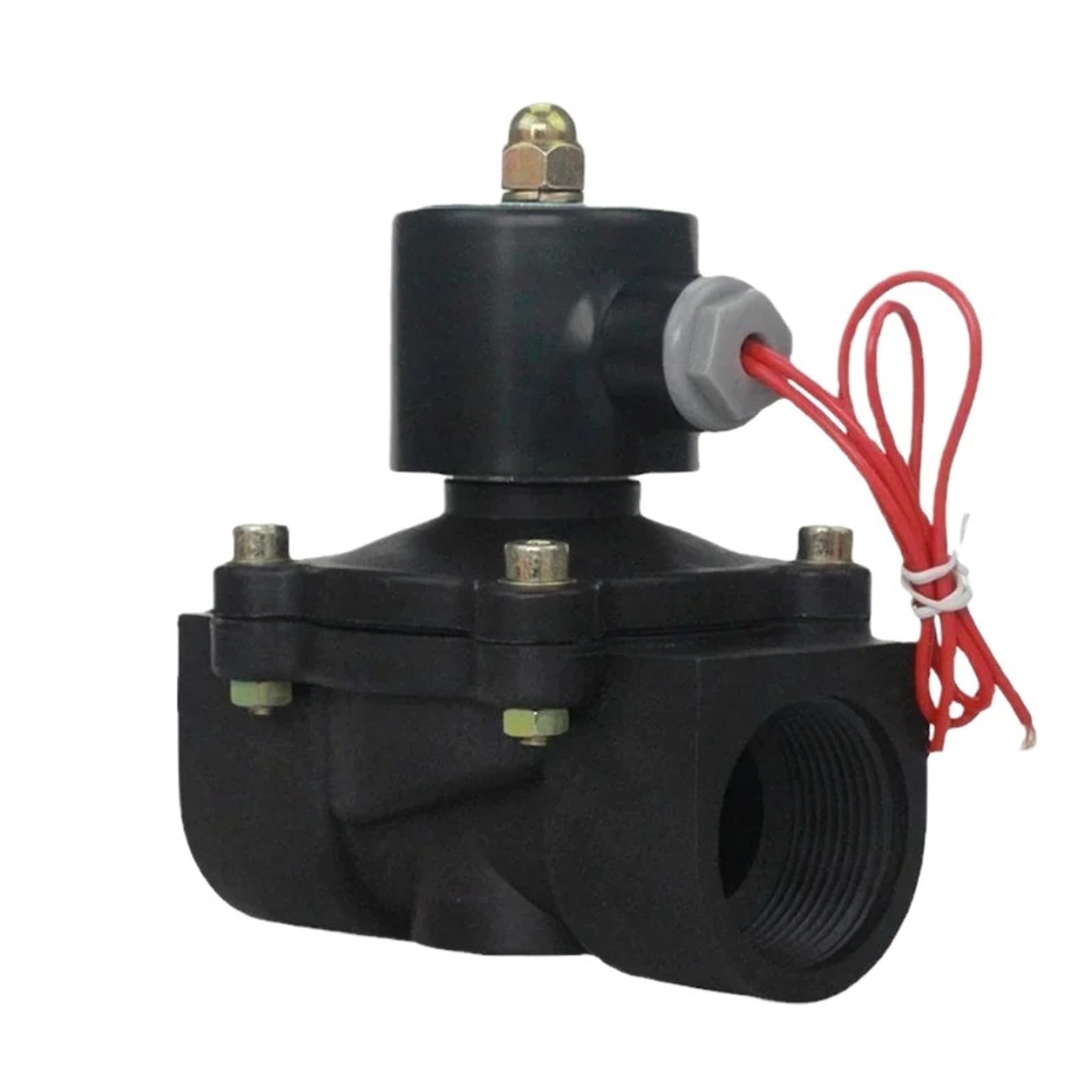Électrovanne DC 12V DN10 à fermeture automatique étanche en plastique NF