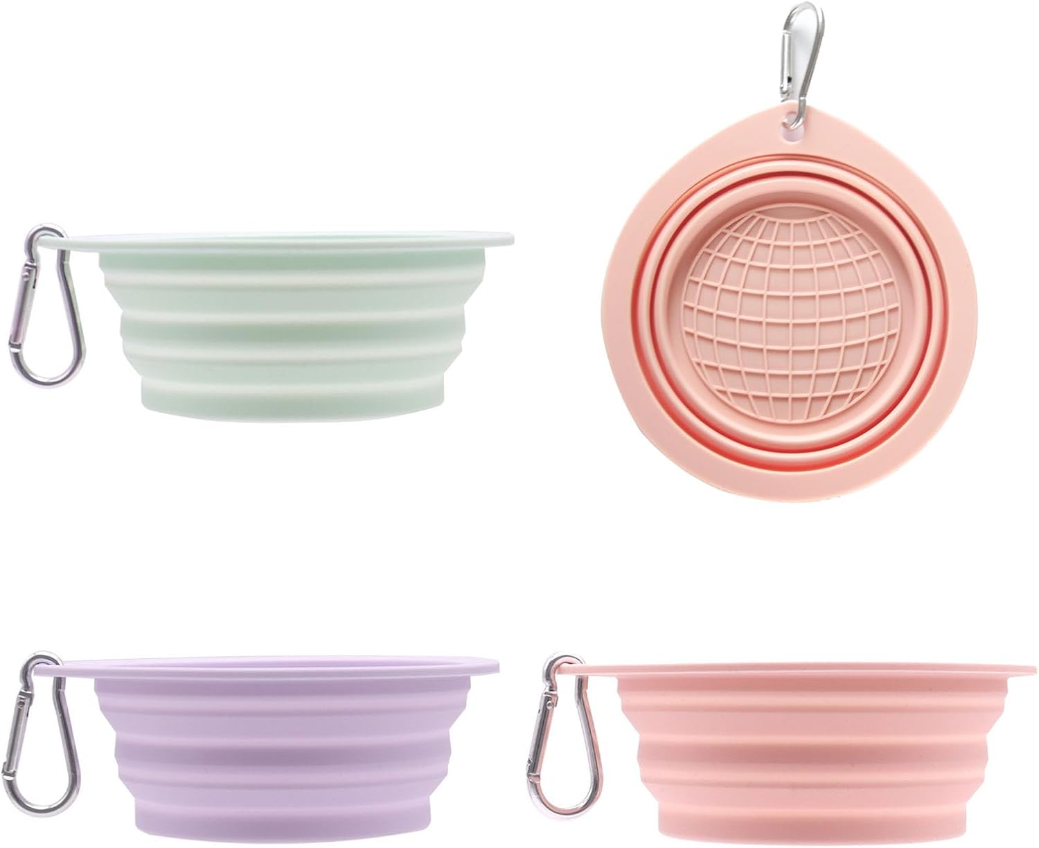 3-Pack Portable Silicone Dog Bowls – Non-Slip Travel Feeders Set 3-Pack Portable Silicone Dog Bowls – Non-Slip Travel Feeders Set