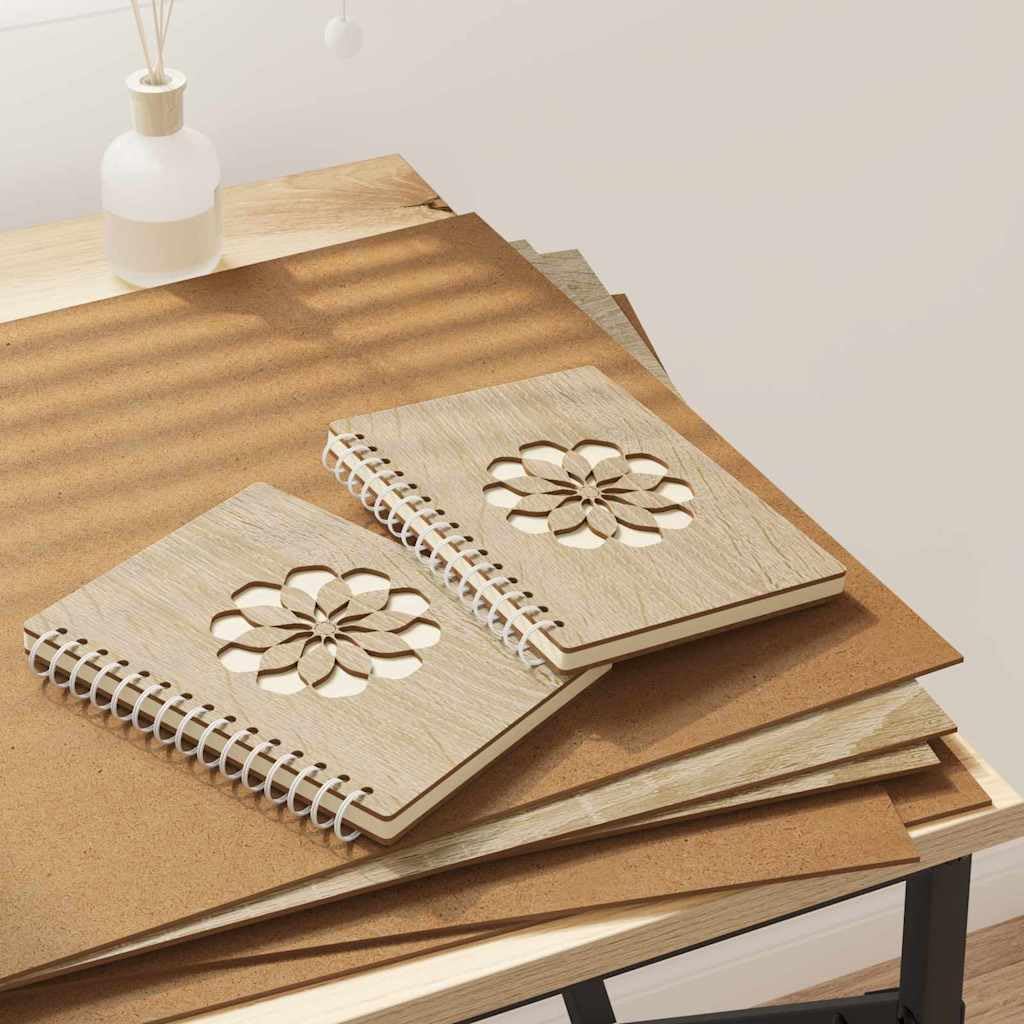 Pannelli decorativi in rovere Sonoma, 50 pezzi, 40 x 60 x 0,27 cm, per bricolage, fai da te, per interni, versatili, per bricolage, pittura, incisione, intaglio e decorazione