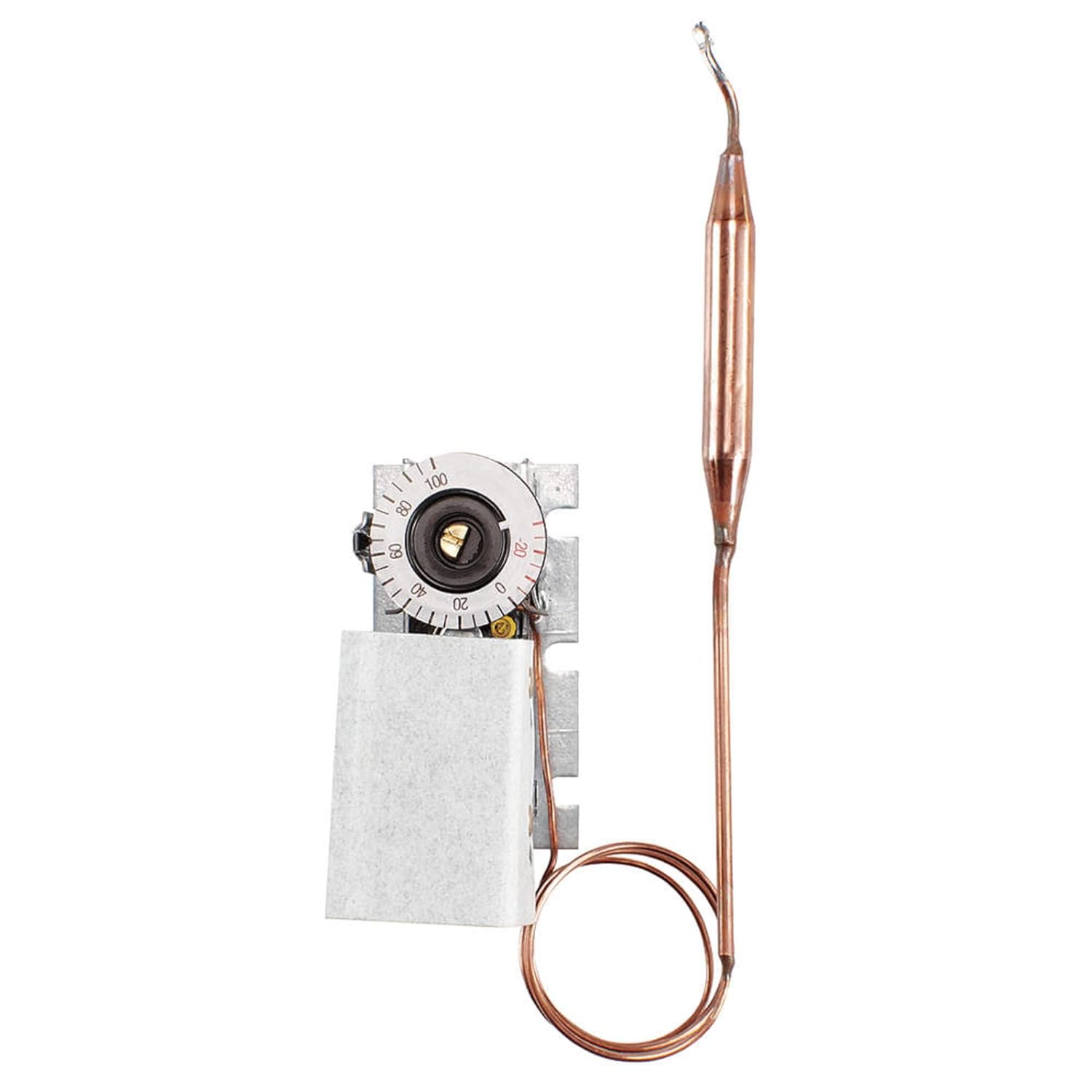 Johnson Controls A19AGC-77C Line Volt Mechanical Thermostat, 120 to 277 VAC