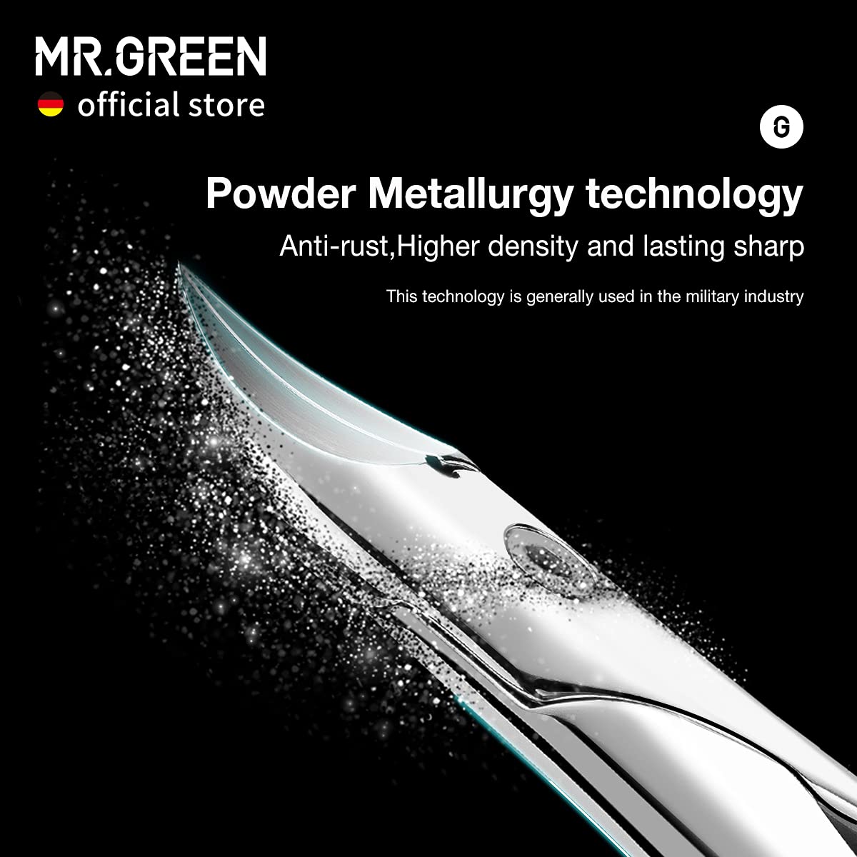 MR.GREEN Professional Toenail Clippers with Anti-Splash Design