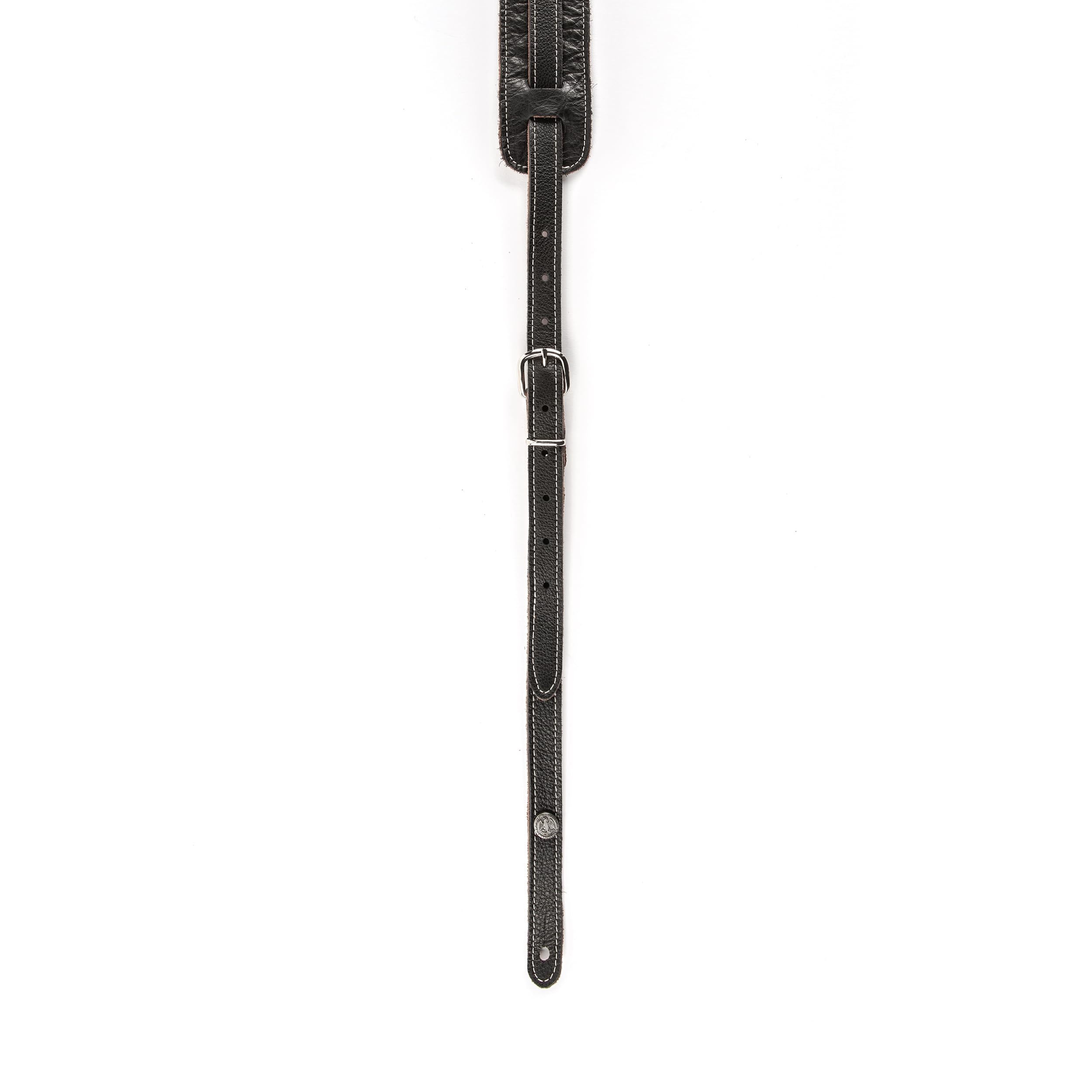 Jim Dunlop Rev. Willy's Signature Vintage Leather Strap (RW01), Black - Image 2