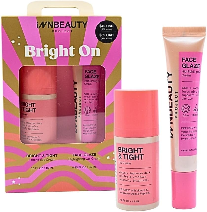 iNNBEAUTY PROJECT Bright On Face & Eye Cream Illuminating Duo