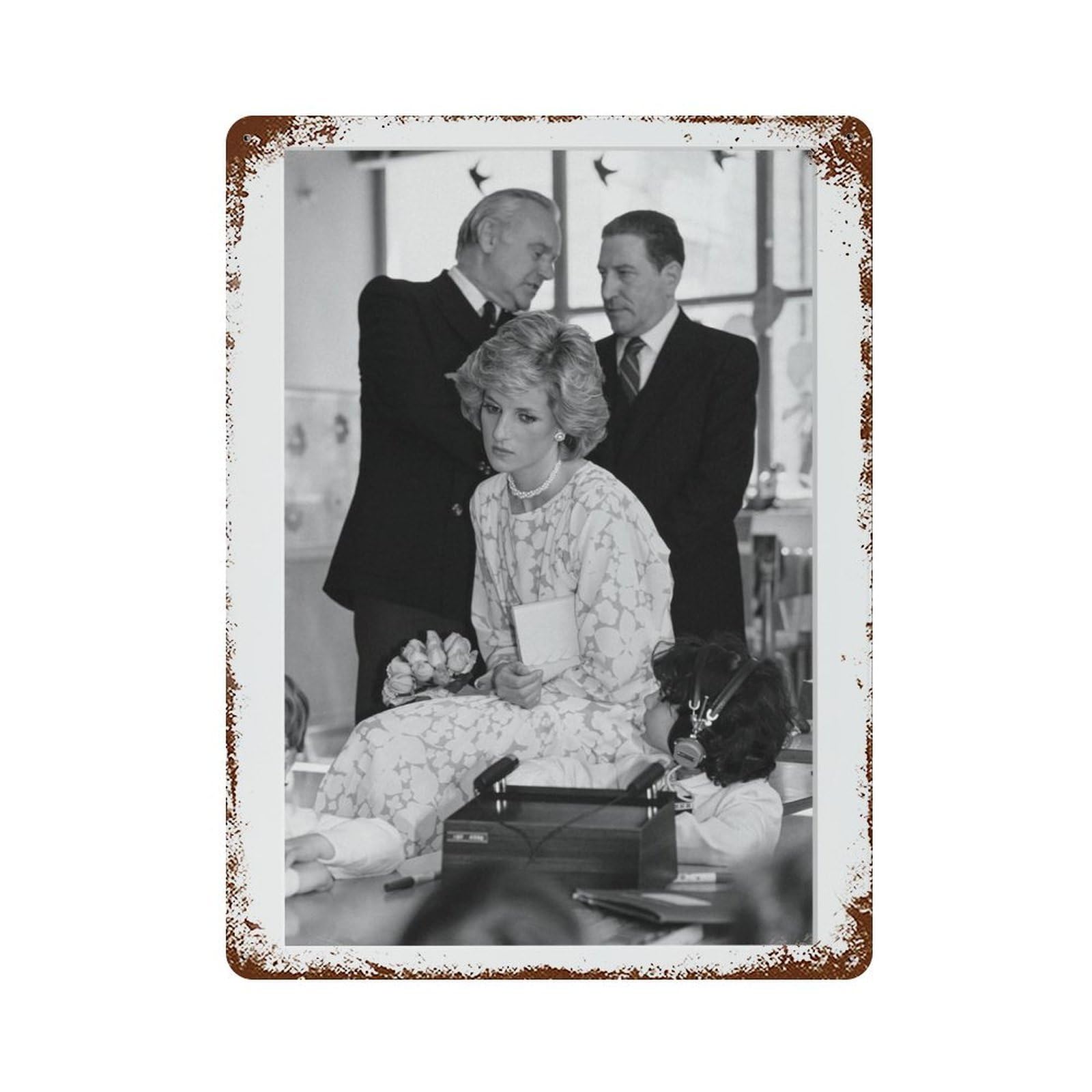 xiaoxiaoshen Princess Diana, Photography S5 Wall Decor Art Metal Tin Poster Modern Home Decor Art Home Bar Shop Decorations Vintage Sign 40x30cm