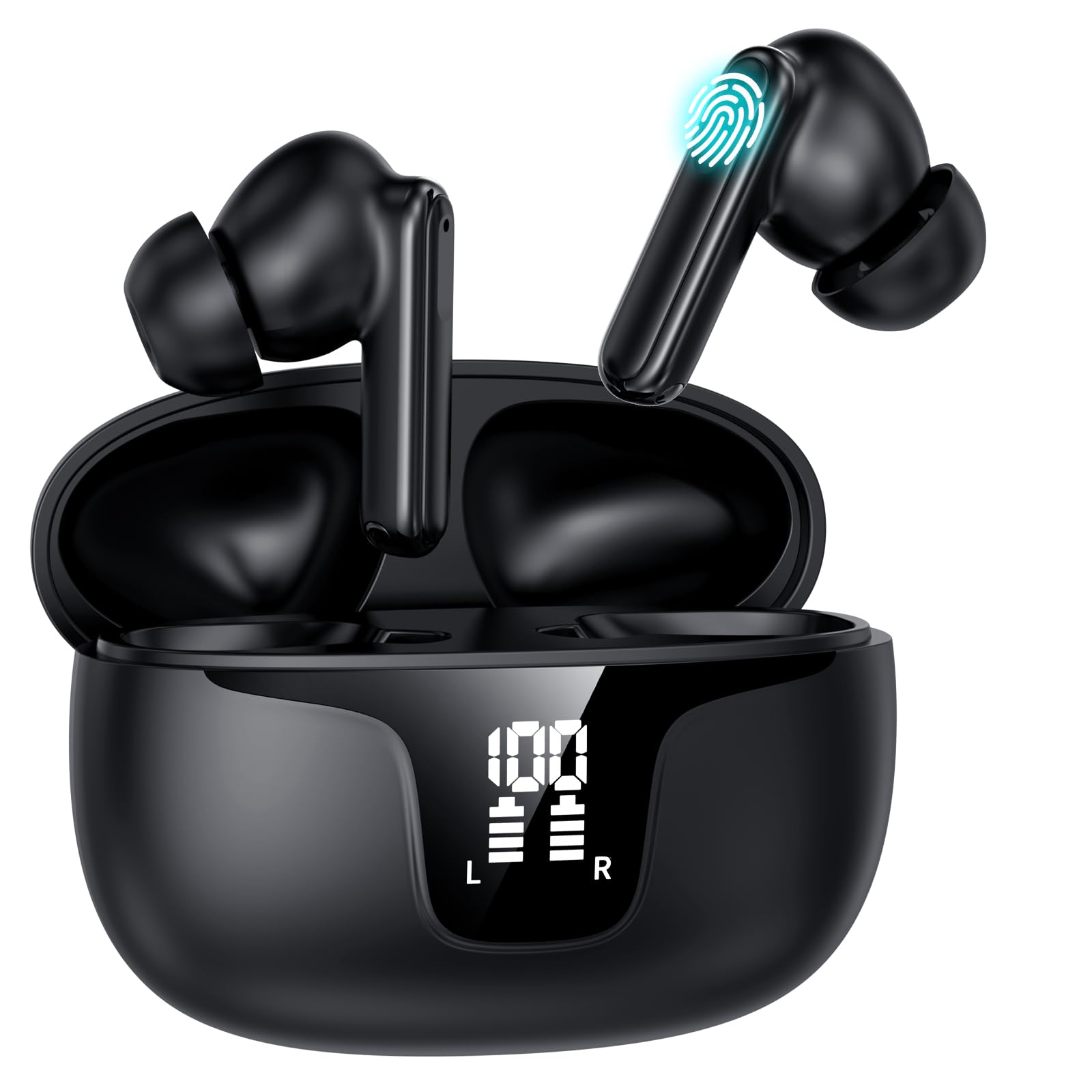 Auricolari Traduzione Istantanea con AI, 150+ Lingue e Traduzione Offline - 3 in1 Cuffie per Traduzione Simultanea Bluetooth 5.3 per Viaggi e Riunioni, 7 modalità di traduzione