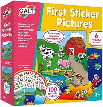 Galt Toys, First Sticker Pictures Art Kit